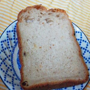 ＨＢで黒糖ライ麦入り食パン！